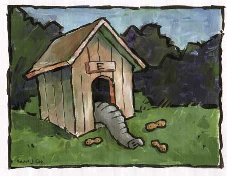 Elephant House Painting