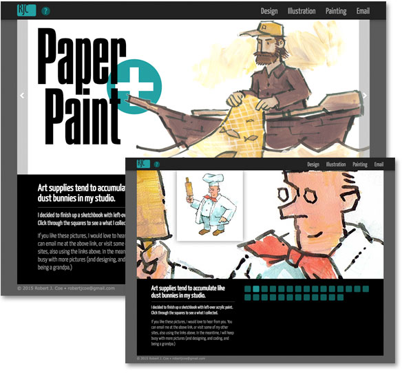 Paper and Paint Web Site